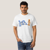 Het bijhouden met de Joneses T-shirt (Voorkant volledig)