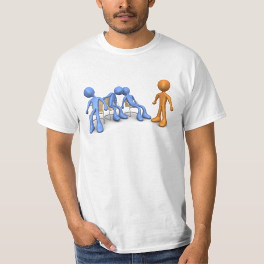 Het bijhouden met de Joneses T-shirt (Voorkant)