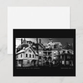 Het bijhouden van de Joneses Urban Digital Collage Briefkaart (Voorkant / Achterkant)