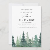 Het bijtende bos van de Waterverf sparen de Datum Aankondiging (Voorkant)