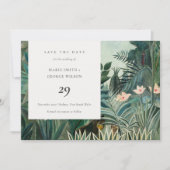 Het bijtende Exotische Tropische Bos bewaart de Ka Bedankkaart (Voorkant)