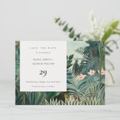 Het bijtende Exotische Tropische Bos bewaart de Ka Bedankkaart (Staand voorkant)