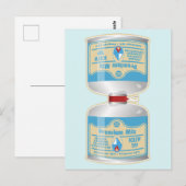 Het bijvullen van gasflessen voor kampkachels briefkaart (Voorkant / Achterkant)