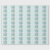 Het bijvullen van gasflessen voor kampkachels cadeaupapier (Vlak)