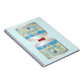 Het bijvullen van gasflessen voor kampkachels notitieboek (Rechterzijde)