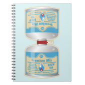 Het bijvullen van gasflessen voor kampkachels notitieboek (Voorkant)