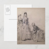 Het bijwonen aan de Bride Briefkaart (Voorkant / Achterkant)