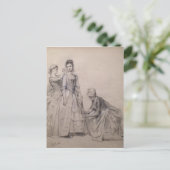 Het bijwonen aan de Bride Briefkaart (Staand voorkant)