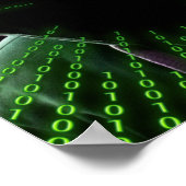 Het Binaire Man van de Code Poster (Hoek)