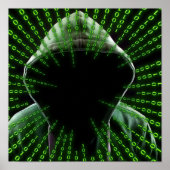 Het Binaire Man van de Code Poster (Voorkant)