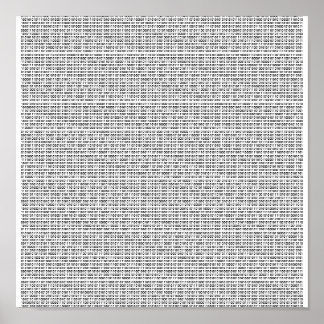 Het Binaire Poster. Poster