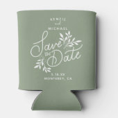 Het binden bewaart de Datum  botanische blauw kan  Blikjeskoeler (Achterkant)