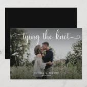 Het binden van de Bekleding van de Foto Knot Moder Kaart (Voorkant / Achterkant)