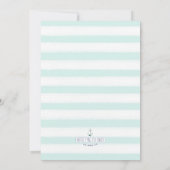 Het binden van de Infinity van de Knot + de Nautis Save The Date (Achterkant)