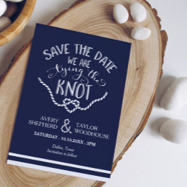 Het binden van de Kalligrafie van de Knot sparen d Save The Date
