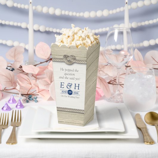 Het binden van de kei Rustic Beach bruiloft Bedankdoosjes (Huwelijk)