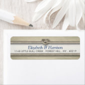 Het binden van de kei Rustic Beach bruiloft Etiket (Insitu)