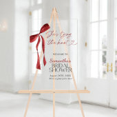 Het binden van de knoop boog Vrijgezellenfeest wel Acryl Bord