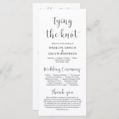 Het binden van de knoop, de Moderne Programma's va (Voorkant / Achterkant)