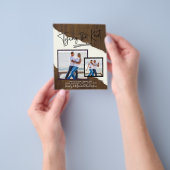 Het binden van de knoop - de Uitnodiging van de Pa Flyer (Hand)