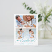 Het binden van de knoop die sparen Datum 3 Foto Briefkaart (Staand voorkant)