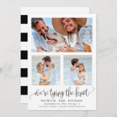 Het binden van de knoop die sparen Datum 3 Foto Kaart (Voorkant / Achterkant)