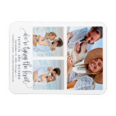 Het binden van de knoop die sparen Datum 3 Foto Magneet (Horizontaal)