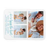 Het binden van de knoop die sparen Datum 3 Foto Magneet (Horizontaal)