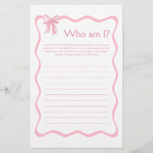 Het binden van de knoop Pink Bow Vrijgezellenfeest