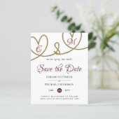 Het binden van de knoop sparen de Datum Modern Bur (Staand voorkant)