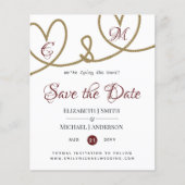 Het binden van de knoop sparen de Datum Modern Bur (Voorkant)