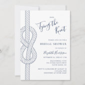 Het binden van de knoop touw nautisch Vrijgezellen Kaart (Voorkant)