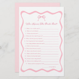 Het binden van de knoop Vrijgezellenfeest Wie weet