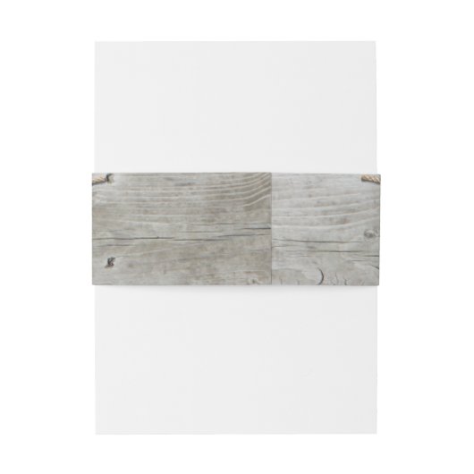 Het binden van de Knot Belly Band Uitnodigingen Wikkel (Achterkant Voorbeeld)