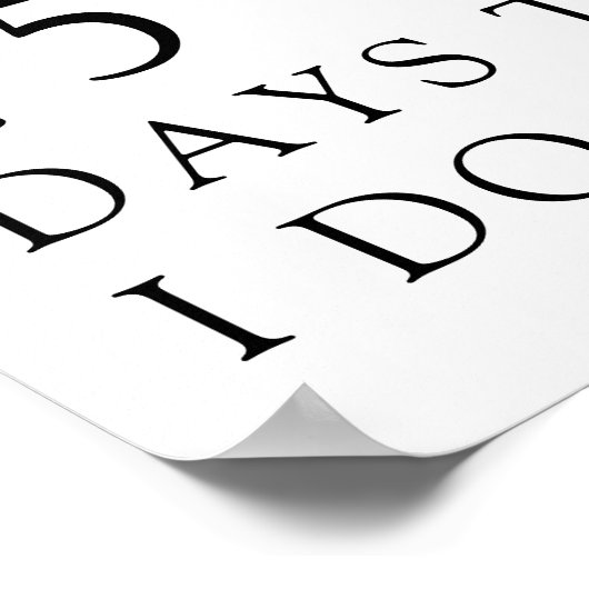 Het binden van de Knot Black Bow Vrijgezellenfeest Poster (Hoek)