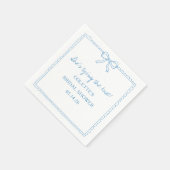 Het binden van de Knot Bow Hand getrokken Chic Vri Servet (Hoek)