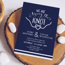 Het binden van de Knot Calligraphy Wedding