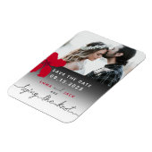 Het binden van de Knot de Foto van sparen de Datum Magneet (Linkerzijde)