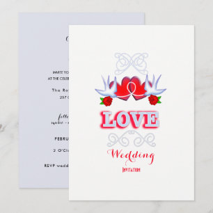 Het binden van de Knot Elegant Romantic Wedding Kaart