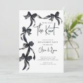 Het binden van de Knot Engagement Party Kaart (Staand voorkant)