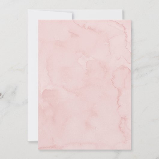 Het binden van de Knot Pink Bow Vrijgezellenfeest Kaart (Achterkant)