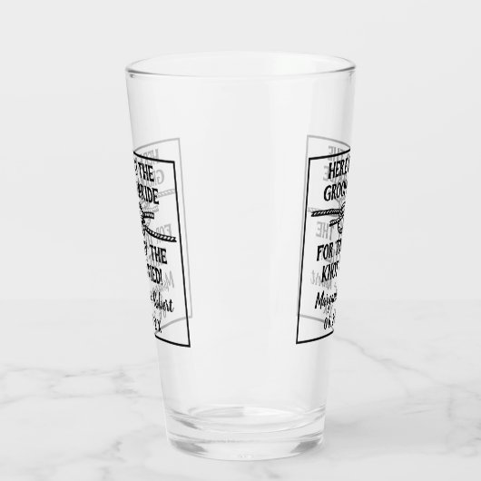 Het binden van de Knot Rope Douane Couples Names Glas (Links)