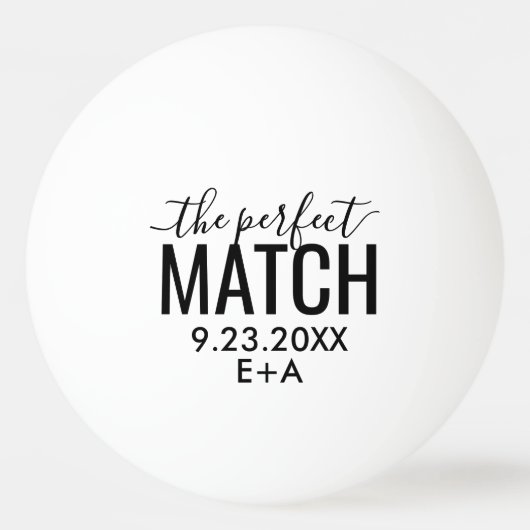 Het binden van de Perfect Match Pingpongbal (Voorkant)