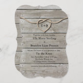 Het binden van de Uitnodiging van het Wedden van d (Voorkant / Achterkant)