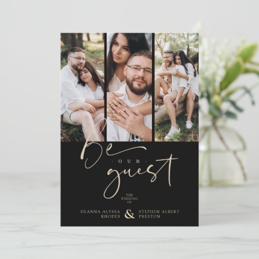 Het binden van het manuscript van de Collage van d (Staand voorkant)