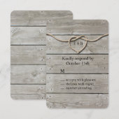 Het binden van Knot RSVP (Voorkant / Achterkant)