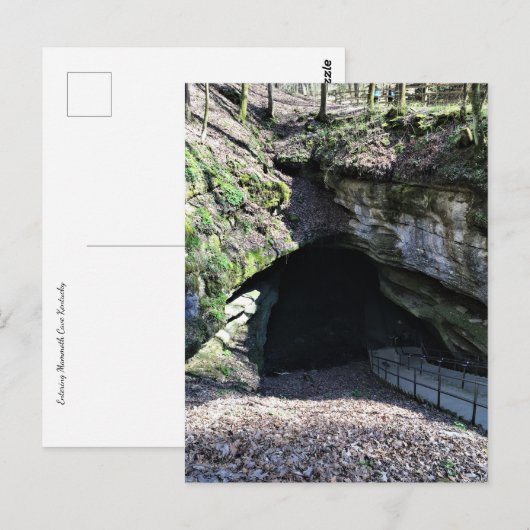 Het binnengaan van de grot - Briefkaart (Voorkant / Achterkant)