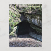 Het binnengaan van de grot - Briefkaart (Voorkant)