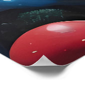 Het binnengaan van de paddenstoel Village Ken Gage Poster (Hoek)