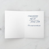 Het binnengaan van Seminarie Houten Crucifix Kaart (Binnen)